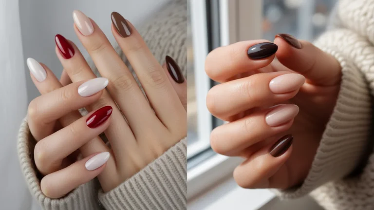 12 Elegant Winter Nail Ideas That Never Go Out of Style Alt Text: Modern and timeless winter nail ideas with elegant seasonal manicure colors