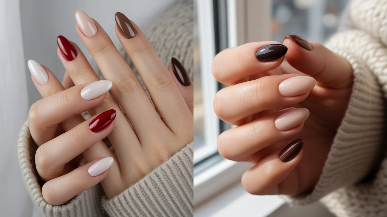12 Elegant Winter Nail Ideas That Never Go Out of Style Alt Text: Modern and timeless winter nail ideas with elegant seasonal manicure colors