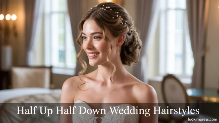 17 Most Beautiful Half Up Half Down Hairstyles for Your Wedding Day