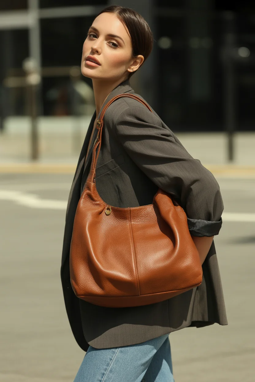  Slouchy shoulder bag trend