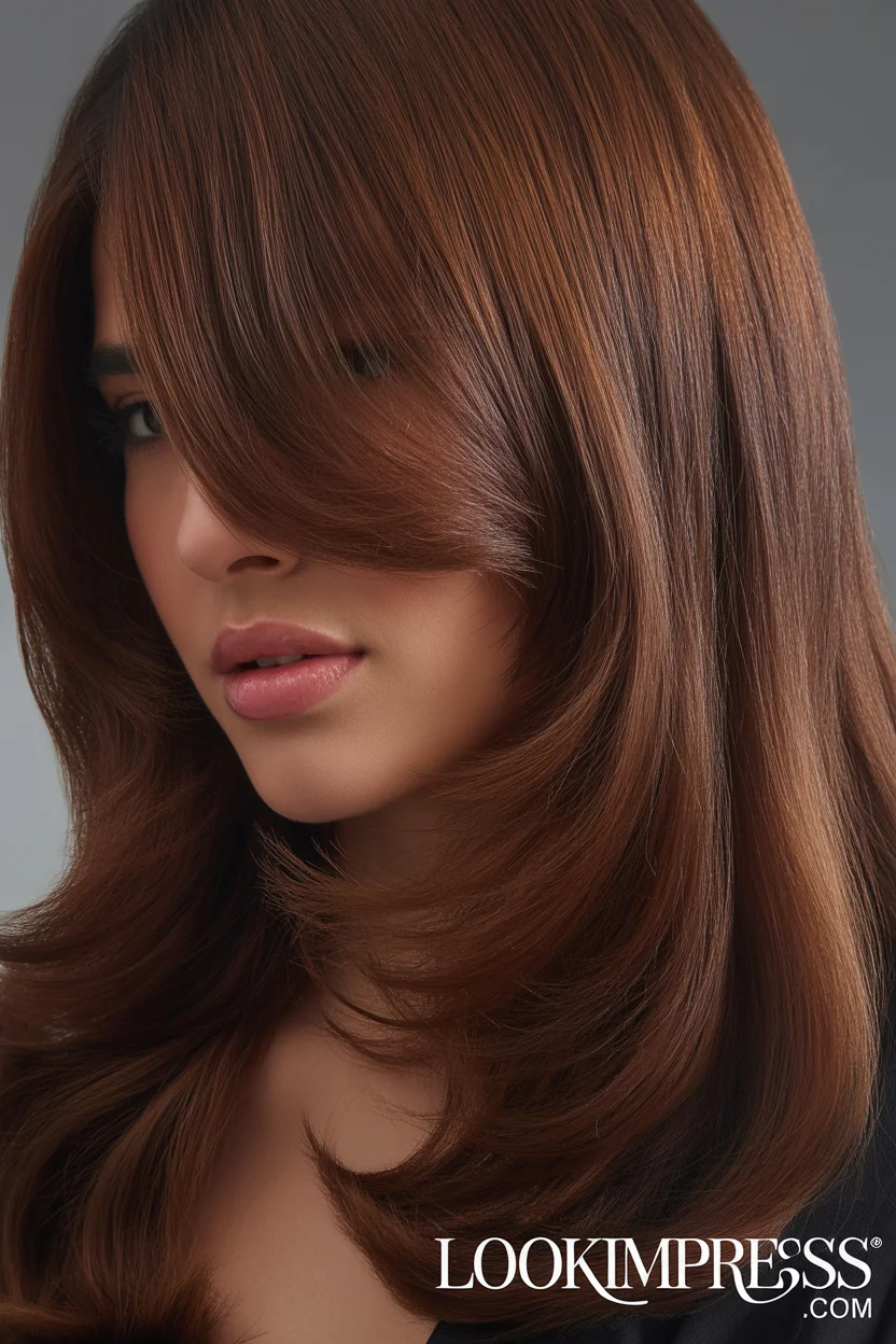  Espresso brown brunette hair