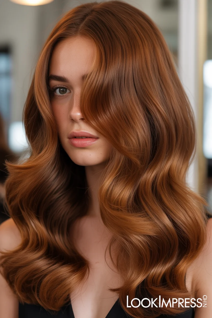  Cinnamon brown hair color