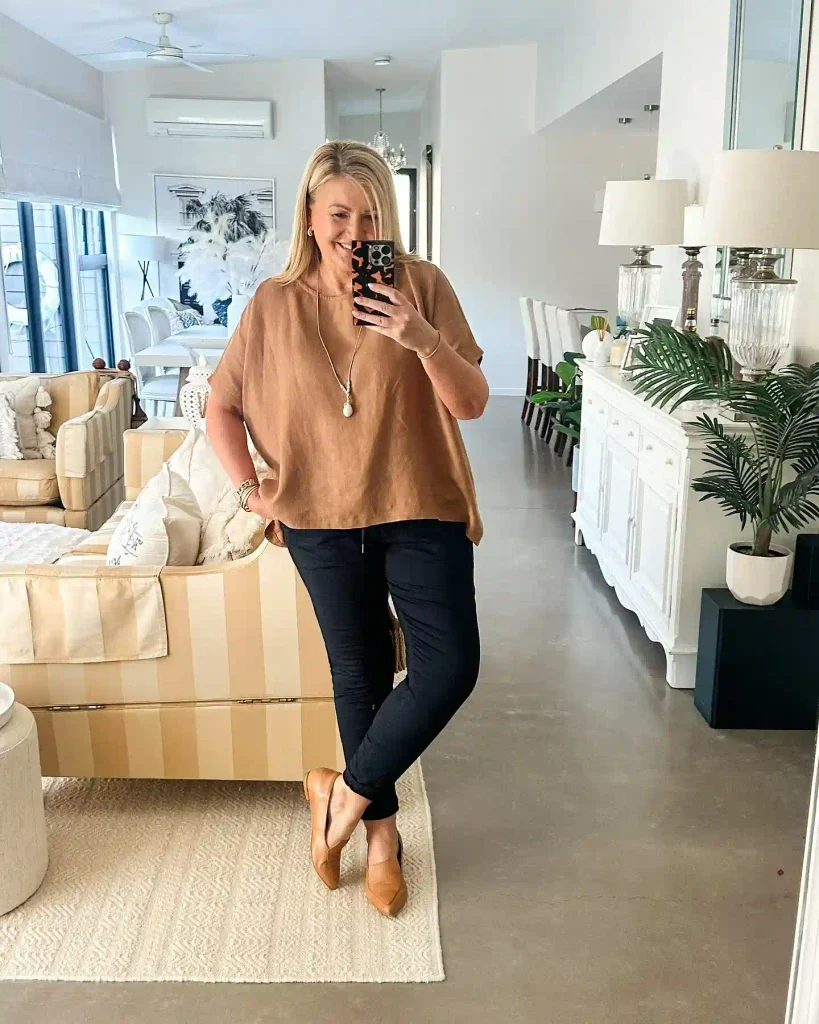 The Camel and Navy Comfort Combo