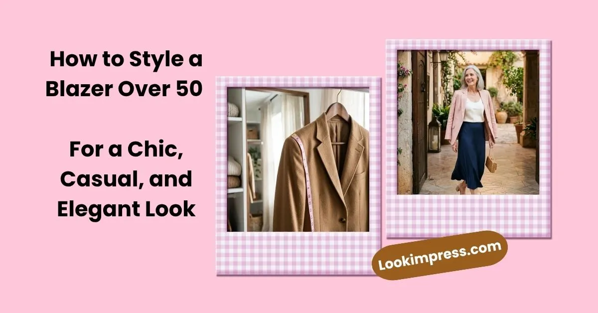 How to Style a Blazer Over 50 for a Chic, Casual, and Elegant Look